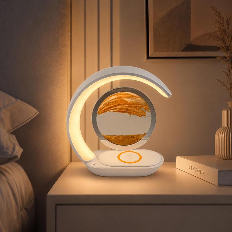 Livoraa Horizon Sand Art Wireless Charging Lamp