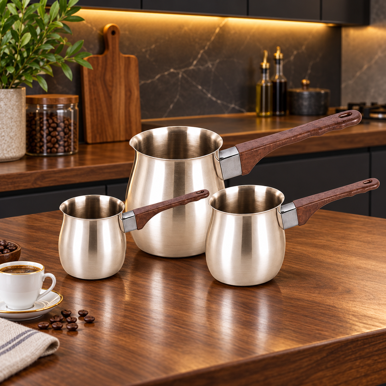 HTH Classic 3-Piece Coffee Pot Set