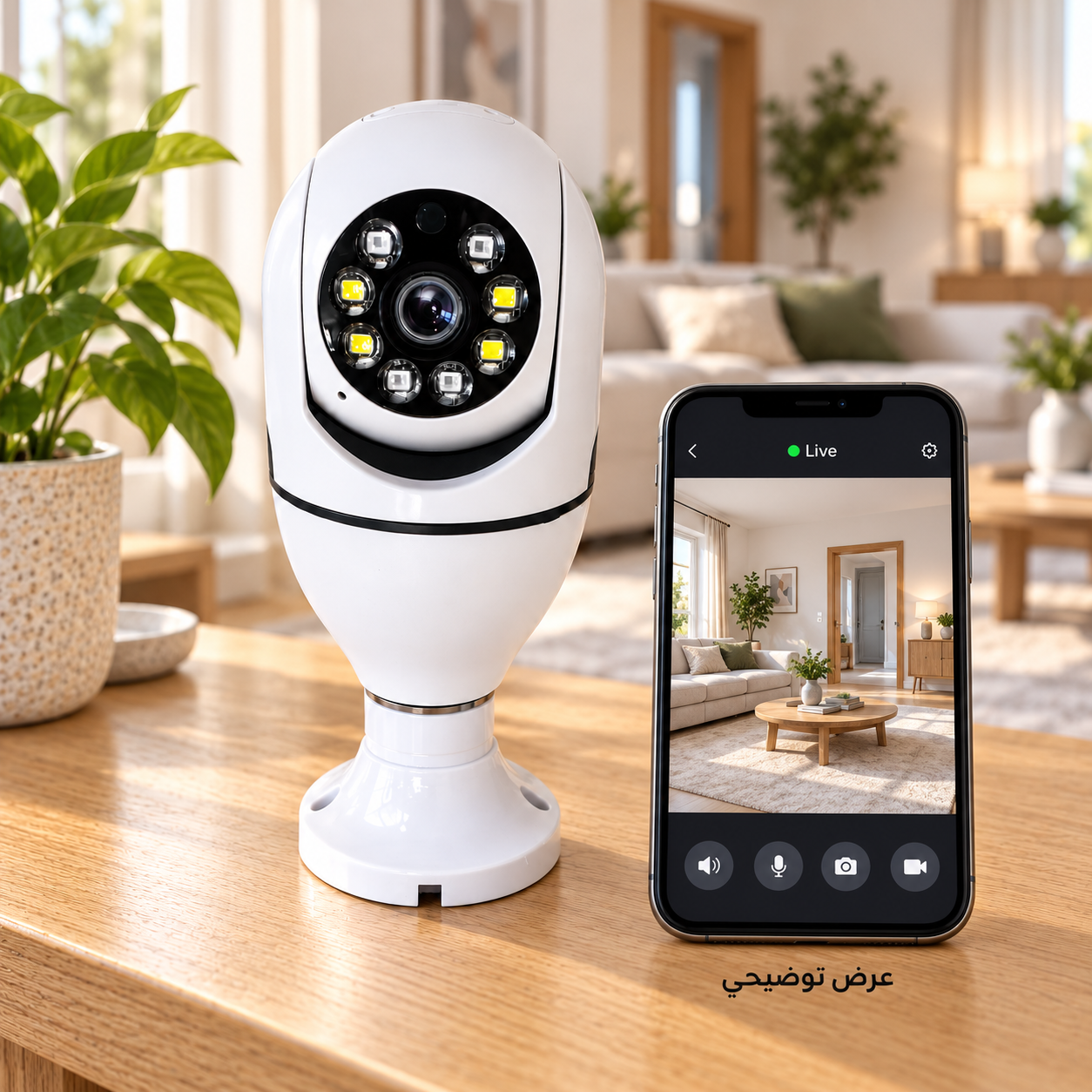 SmartView Wi-Fi Bulb Camera